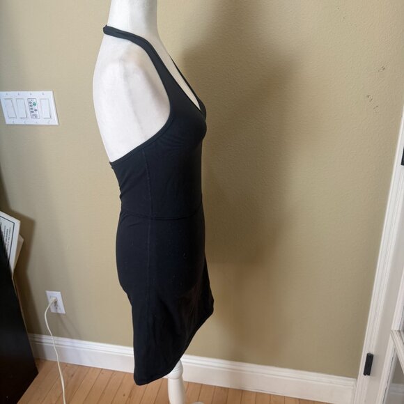 ARITZIA Wilfred Free Black Knit Halter Mini Dress Size Small - Picture 5 of 8